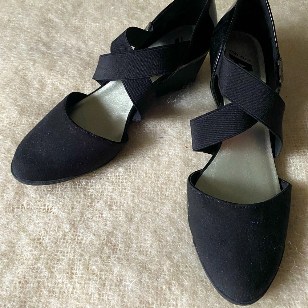 Anne Klein Sport Trista wedge pumps.